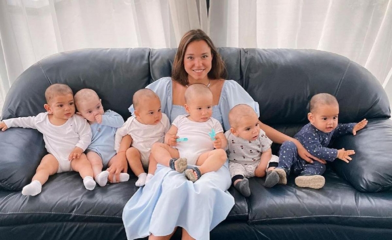 24-летняя россиянка воспитывает 21 ребенка от мужа-миллионера (фото)